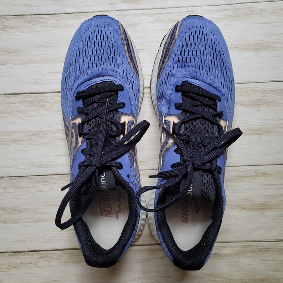 Adidas Aerobounce 2 Running Shoes Lilac/Silver Women's 10 AQ0540 Sneakers Gym - Picture 6 of 12